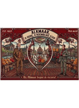 Alkmaar mancave Vloerkleed / wandkleed