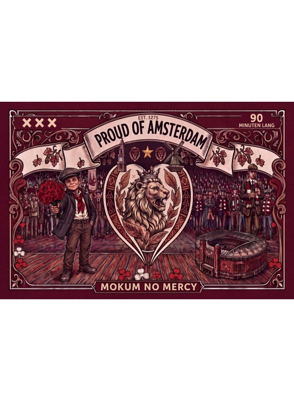 Unieke Amsterdam mancave Wandkleed decoratie - vloerkleed