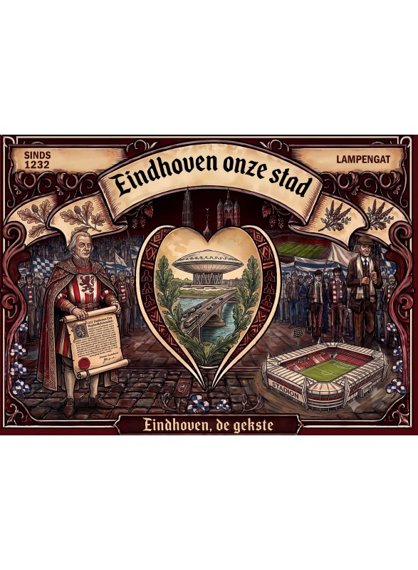Eindhoven Onze Stad' – Unieke Wanddecoratie