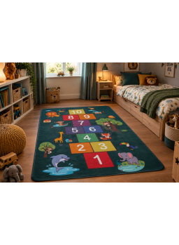 Educatief Speelkleed - Hinkelbaan & Dieren