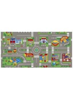 Speelkleed Playcity - verkeerskleed - 140 x 200 cm