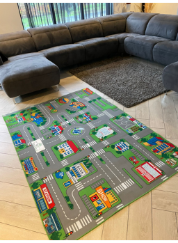 Speelkleed - city speeltapijt - 140 x 200 cm