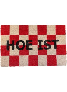 Kokosmat Brabant - 50x80 cm - Brabantse vlag - Hoe ist