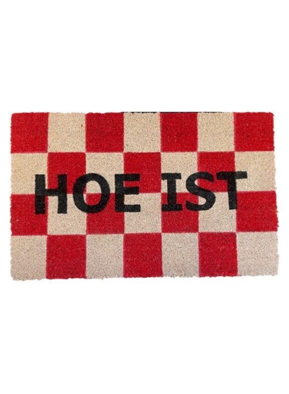 Kokosmat Brabant - 50x80 cm - Brabantse vlag - Hoe ist