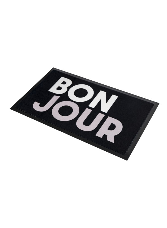 deurmat - schoonloopmat - droogloopmat - bonjour - 45 x 75 cm