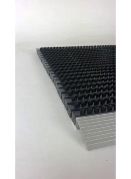 Outline Deurmat - Borstelmat -  schoonloopmat - buitenmat - 80 x 50 cm met alumium strip