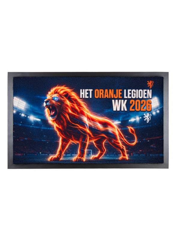 WK 2026 deurmat - droogloopmat Het Oranje Legioen WK 2026 - 45 x75 cm