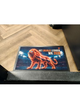 WK 2026 deurmat - droogloopmat Het Oranje Legioen WK 2026 - 45 x75 cm
