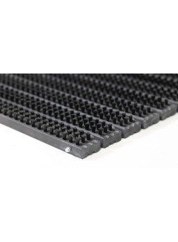 Deurmat buiten zwart - 38,5x59 cm – Fantastic borstelmat - vuilafschraper