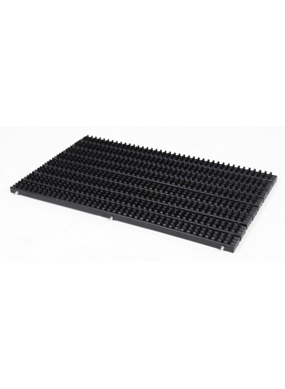 Deurmat buiten zwart - 38,5x59 cm – Fantastic borstelmat - vuilafschraper
