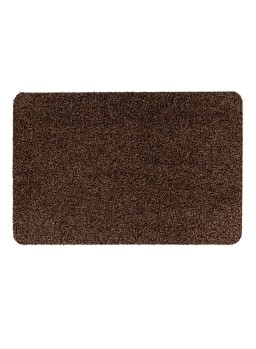 Deurmat Aquastop - 100 x 150 cm - Katoen - Antraciet - - Wasbaar