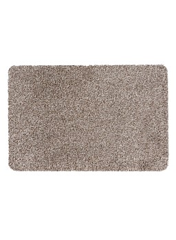Deurmat Aquastop - 100 x 150 cm - Katoen - Antraciet - - Wasbaar