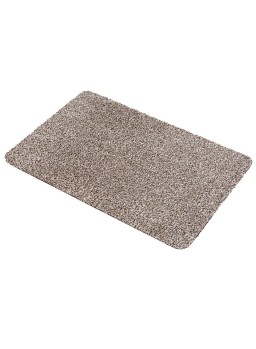 Deurmat Aquastop - 100 x 150 cm - Katoen - Antraciet - - Wasbaar