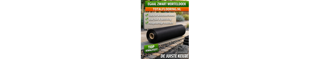 Zwart Geotextiel nonwoven Gronddoek 180 gr/m² - Sterk nonwoven Anti-Worteldoek