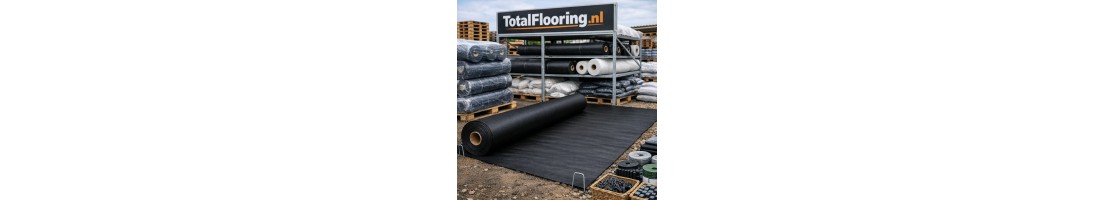 gronddoek - wegendoek - vijverfolie bescherming - drukverdeeldoek 225 gr p/m²