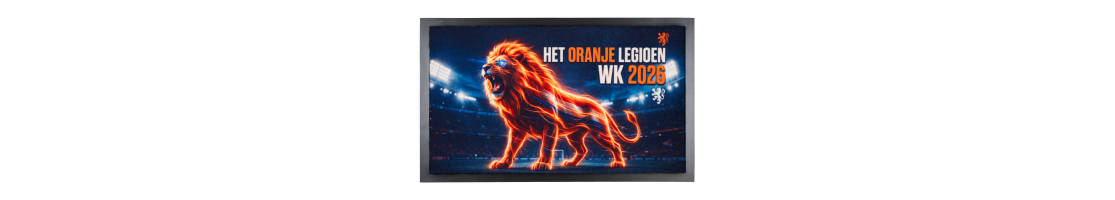 WK 2026 deurmat - droogloopmat - 45 x 75 cm